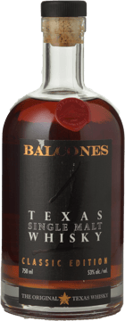 BALCONES Classic Edition 53% ABV Single Malt Whisky, Texas NV Bottle image number 0