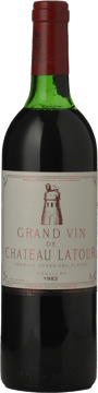CHATEAU LATOUR 1er cru classe, Pauillac 1982 Bottle image number 0