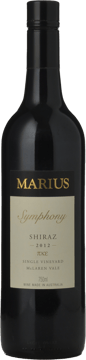 MARIUS WINES Symphony Single Vineyard Shiraz, McLaren Vale 2012 Bottle image number 0