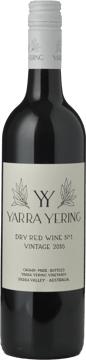 YARRA YERING Dry Red Wine No.1 Cabernets, Yarra Valley 2016 Bottle image number 0