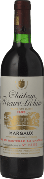 CHATEAU PRIEURE-LICHINE 4me cru classe, Margaux 1983 Bottle image number 0
