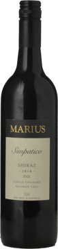 MARIUS WINES Simpatico Single Vineyard Shiraz, McLaren Vale 2018 Bottle image number 0