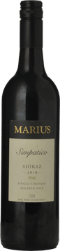 MARIUS WINES Simpatico Single Vineyard Shiraz, McLaren Vale 2018 Bottle image number 0