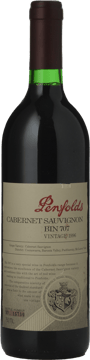 PENFOLDS Bin 707 Cabernet Sauvignon, South Australia 1996 Bottle image number 0