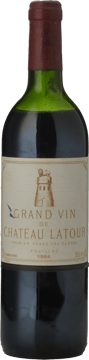 CHATEAU LATOUR 1er cru classe, Pauillac 1984 Bottle image number 0