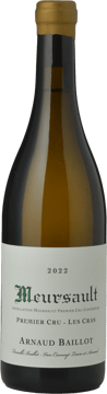 ARNAUD BAILLOT Les Cras Premier Cru, Meursault 2022 Bottle image number 0