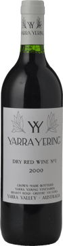 YARRA YERING Dry Red Wine No.1 Cabernets, Yarra Valley 2009 Bottle image number 0