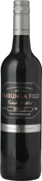 CALABRIA FAMILY WINES (WESTEND ESTATE) Yarrunga Field Special Reserve Shiraz, New South Wales 2016 Bottle image number 0