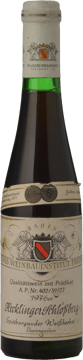 STAATLICHES WEINBAUINSTITUT FREIBURG IBR Hecklinger Schlossberg WeiBherbst Spatburgunder, Baden 1976 Half Bottle image number 0