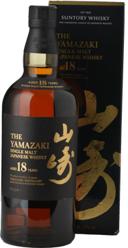 SUNTORY Yamazaki 18 Year Old Japanese Whisky 43% ABV, Japan NV 700ml image number 0