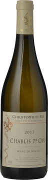 CHRISTOPHE ET FILS 1er Cru Mont de Milieu , Chablis 2017 Bottle image number 0