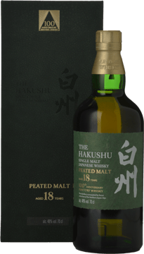 SUNTORY Hakushu18 Year Old 48% ABV 100 Yr Limited Edition, Single Malt Whisky, Japan NV 700ml image number 0