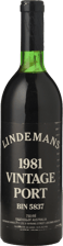 LINDEMANS Bin 5837 Vintage Port, Barossa Valley 1981 Bottle