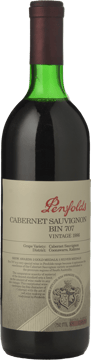 PENFOLDS Bin 707 Cabernet Sauvignon, South Australia 1986 Bottle image number 0