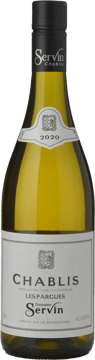 DOMAINE SERVIN Les Pargues, Chablis 2020 Bottle image number 0