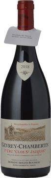 DOMAINE ARMAND ROUSSEAU Clos St Jacques 1er cru, Gevrey-Chambertin 2018 Bottle image number 0