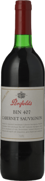 PENFOLDS Bin 407 Cabernet Sauvignon, South Australia 1998 Bottle image number 0
