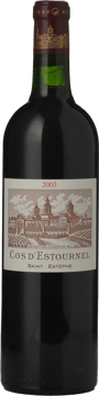 CHATEAU COS D'ESTOURNEL 2me cru classe, St-Estephe 2003 Bottle image number 0