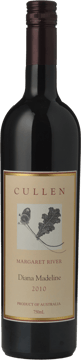 CULLEN WINES Diana Madeline Cabernet Merlot, Margaret River 2010 Bottle image number 0