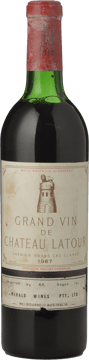 CHATEAU LATOUR 1er cru classe, Pauillac 1967 Bottle image number 0