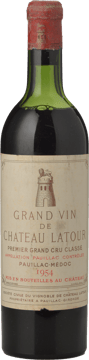 CHATEAU LATOUR 1er cru classe, Pauillac 1954 Bottle image number 0