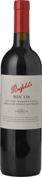 PENFOLDS Bin 138 Old Vine Shiraz Grenache Mourvedre (1998-2009), Barossa Valley 2002 Bottle image number 0