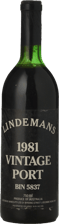 LINDEMANS Bin 5837 Vintage Port, Barossa Valley 1981 Bottle