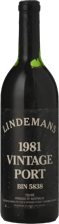 LINDEMANS Bin 5838 Vintage Port, Barossa Valley 1981 Bottle