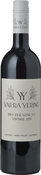 YARRA YERING Dry Red Wine No.1 Cabernets, Yarra Valley 2019 Bottle image number 0