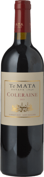 TE MATA ESTATE Coleraine Cabernet Sauvignon Merlot Cabernet Franc, Hawkes Bay 2021 Bottle image number 0