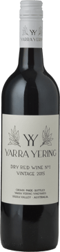 YARRA YERING Dry Red Wine No.1 Cabernets, Yarra Valley 2015 Bottle image number 0