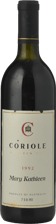 CORIOLE Mary Kathleen Cabernet Franc Cabernet Merlot, McLaren Vale 1992 Bottle