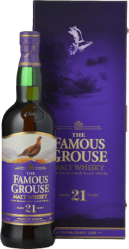 THE FAMOUS GROUSE 21 Years Old Blended Scotch 43% ABV, Scotland NV 700ml image number 0