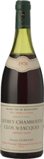 DOMAINE CLAIR-DAU Clos St Jacques, Gevrey-Chambertin 1978 Bottle