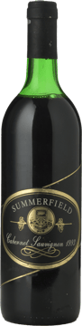SUMMERFIELD WINES Cabernet Sauvignon, Pyrenees 1993 Bottle image number 0