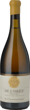 M. CHAPOUTIER Ermitage de L'Oree Blanc, Hermitage 2008 Bottle image number 0