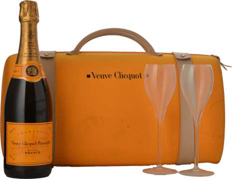 VEUVE CLICQUOT PONSARDIN Gift pack with 2 glasses , Champagne NV Bottle image number 0