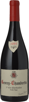 DOMAINE FOURRIER Cherbaudes Vieille Vigne 1er cru, Gevrey-Chambertin 2005 Bottle image number 0