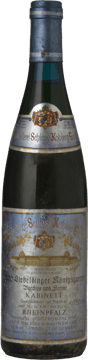 WEINKELLEREI SCHLOSS KOBLENZ GMBH Siebeldinger K&ouml;nigsgarten Kerner Kabinett Kerner, Pfalz 1990 Bottle image number 0