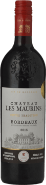 CHATEAU LES MAURINS Cuvee Tradition , Bordeaux 2015 Bottle image number 0