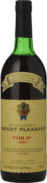 MOUNT PLEASANT Philip Shiraz, Hunter Valley 1985 Bottle image number 0