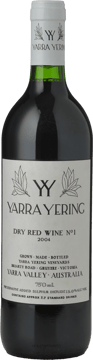 YARRA YERING Dry Red Wine No.1 Cabernets, Yarra Valley 2004 Bottle image number 0