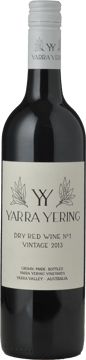 YARRA YERING Dry Red Wine No.1 Cabernets, Yarra Valley 2013 Bottle image number 0