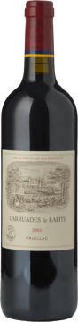 CARRUADES DE LAFITE Second wine of Chateau Lafite, Pauillac 2005 Bottle image number 0