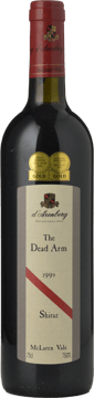D'ARENBERG WINES The Dead Arm Shiraz, McLaren Vale 1999 Bottle image number 0
