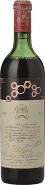 CHATEAU MOUTON-ROTHSCHILD 1er cru classe, Pauillac 1967 Bottle image number 0