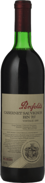 PENFOLDS Bin 707 Cabernet Sauvignon, South Australia 1990 Bottle image number 0