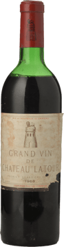 CHATEAU LATOUR 1er cru classe, Pauillac 1968 Bottle image number 0