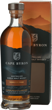 CAPE BYRON DISTILLERY Viognier Cask 46%ABV Single Malt Whisky, New South Wales NV 700ml image number 0