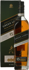 JOHNNIE WALKER Green Label 15 Years Old Pure Malt Whisky 43% ABV, Scotland NV 700ml